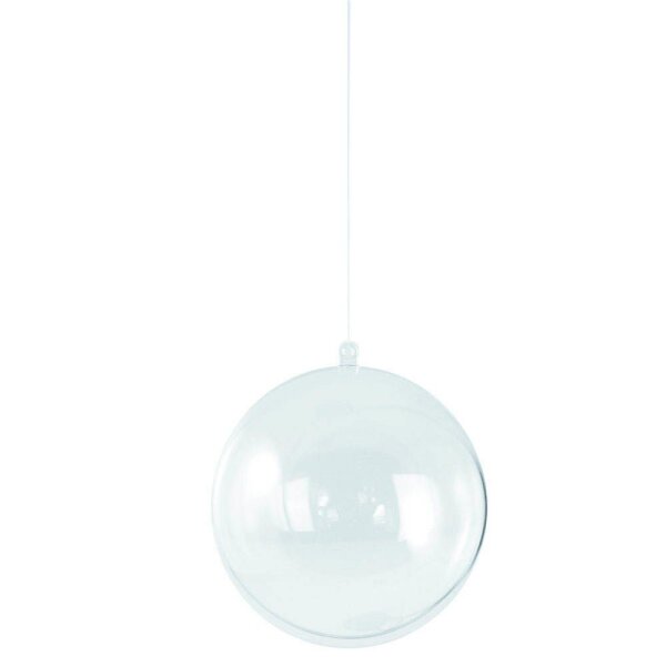 Rayher Plastik-Figur transparent Kugel 2-tlg. 8 cm Ø 8,0 cm, 1 St.