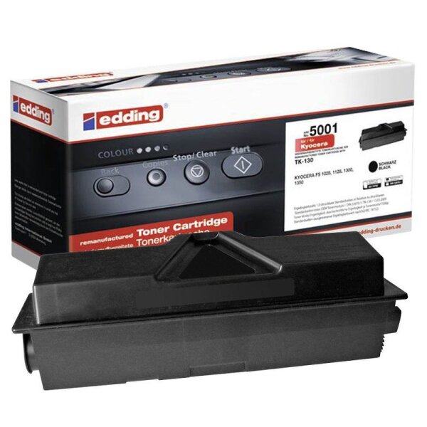 edding EDD-5001  schwarz Toner kompatibel zu KYOCERA TK-130