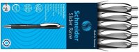Schneider Kugelschreiber Slider Rave XB schwarz/weiß, Schreibfarbe: blau, 1 St.