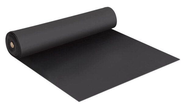 Hamat Riefen-Gummimatte schwarz 100,0 x 1000,0 cm