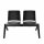 BISLEY 2-Sitzer Traversenbank schwarz Kunststoff 114,0 x 45,0 x 78,0 cm, 1 St.