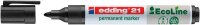 edding 21 EcoLine Permanentmarker schwarz 1,5 - 3,0 mm, 10 St.