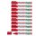 edding 21 EcoLine Permanentmarker rot 1,5 - 3,0 mm, 10 St.