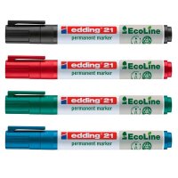 edding 21 EcoLine Permanentmarker farbsortiert 1,5 - 3,0...