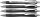 3 + 1 GRATIS: Schneider Kugelschreiber Slider Rave XB schwarz, Schreibfarbe: blau, 3 St. + GRATIS 1 Slider Rave XB schwarz