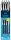 3 + 1 GRATIS: Schneider Kugelschreiber Slider Rave XB schwarz, Schreibfarbe: blau, 3 St. + GRATIS 1 Slider Rave XB schwarz