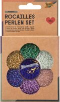 folia Perlen-Set Mermaid mehrfarbig