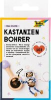 folia Bastelset Kastanienbohrer-Set natur/flieder