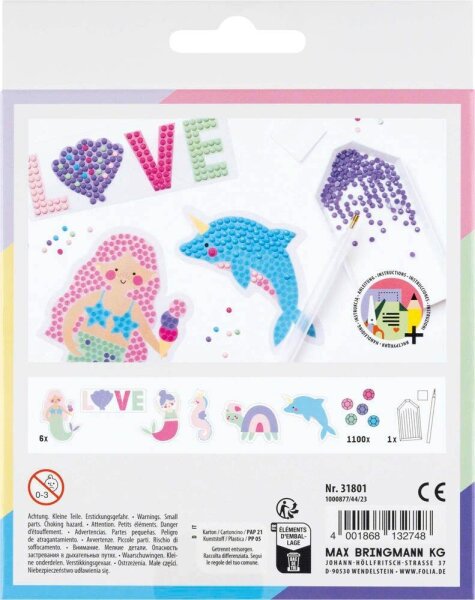 folia Diamond Painting Mermaid mehrfarbig