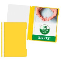 LEITZ Schnellhefter 4191 Kunststoff gelb DIN A4, 25 St.