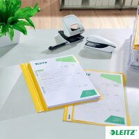LEITZ Schnellhefter 4191 Kunststoff gelb DIN A4, 25 St.