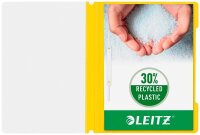 LEITZ Schnellhefter 4191 Kunststoff gelb DIN A4, 25 St.