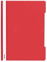 LEITZ Schnellhefter 4191 Kunststoff rot DIN A4, 25 St.