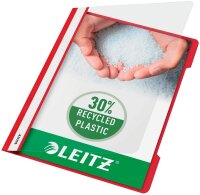 LEITZ Schnellhefter 4191 Kunststoff rot DIN A4, 25 St.