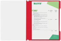 LEITZ Schnellhefter 4191 Kunststoff rot DIN A4, 25 St.