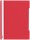 LEITZ Schnellhefter 4191 Kunststoff rot DIN A4, 25 St.