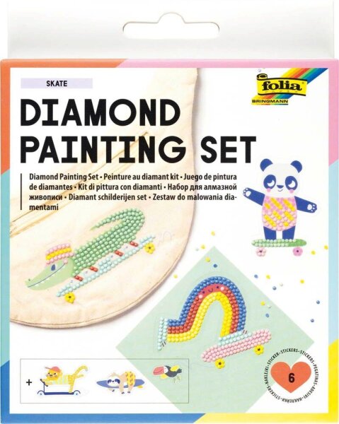 folia Diamond Painting Skate mehrfarbig