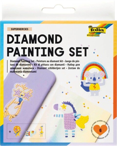 folia Diamond Painting Superheroes mehrfarbig