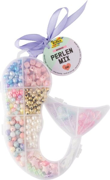 folia Perlen-Set Mermaid mehrfarbig