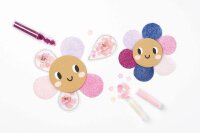 folia Bio Glitter & Pailletten-Set Rainbow L Glitzer farbsortiert, 1 Pack
