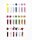 folia Bio Glitter & Pailletten-Set Rainbow L Glitzer farbsortiert, 1 Pack