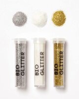 folia Bio Glitter Stardust M Glitzer farbsortiert, 1 Pack