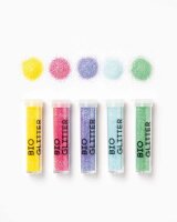 folia Bio Glitter Rainbow M Glitzer farbsortiert, 1 Pack