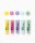 folia Bio Glitter Rainbow M Glitzer farbsortiert, 1 Pack