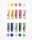 folia Bio Glitter Rainbow L Glitzer farbsortiert, 1 Pack