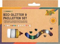 folia Bio Glitter & Pailletten-Set Glitzer...