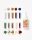 folia Bio Glitter & Pailletten-Set Glitzer farbsortiert, 1 Pack
