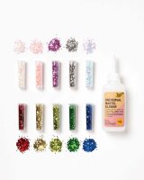 folia Bio Glitter grob Starlight-Set Glitzer farbsortiert, 1 Pack