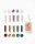 folia Bio Glitter grob Starlight-Set Glitzer farbsortiert, 1 Pack