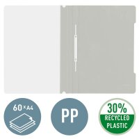 LEITZ Schnellhefter 4191 Kunststoff grau DIN A4, 1 St.