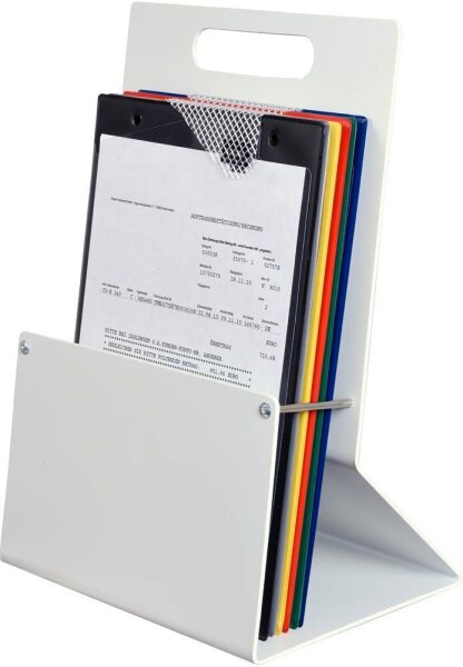 EICHNER Tischprospekthalter grau DIN A4 27,0 x 19,0 x 39,0 cm, 1 St.