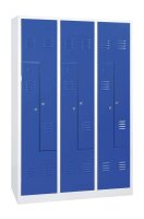 Gürkan Z-Spind lichtgrau, blau 106584, 6...
