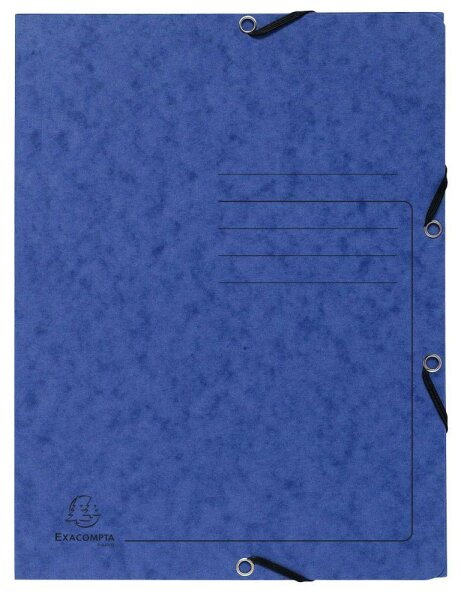 Exacompta Eckspanner DIN A4 blau, 25 St.