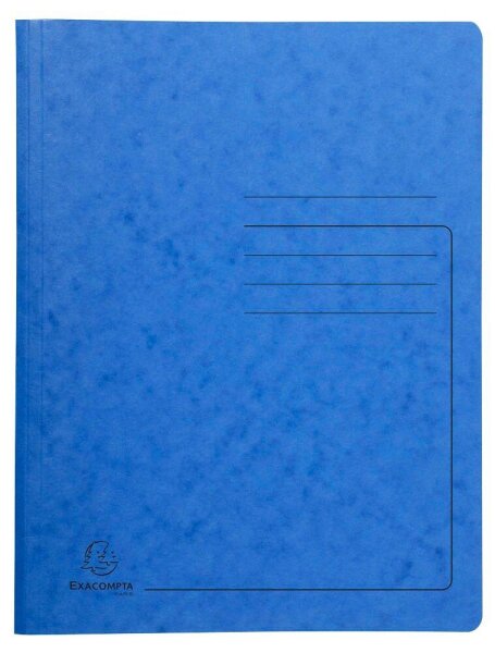 Exacompta Spiralhefter Karton blau DIN A4, 1 St.
