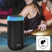 hama Shine 2.0 Bluetooth-Lautsprecher schwarz