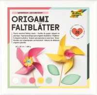 folia Faltblätter aus Kunststoff mehrfarbig 20 Blatt