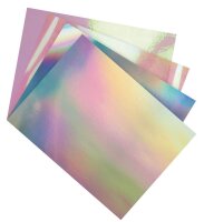 folia Bastelset Shiny Magic Mix irisierend 12 Blatt