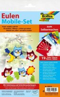 folia Mobile-Anhänger Eule mehrfarbig
