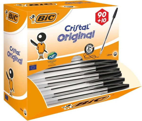 90 + 10 GRATIS: BIC Kugelschreiber Cristal® Original...