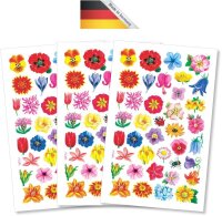 AVERY Zweckform Aufkleber 54304 Blumen, 114 Etiketten