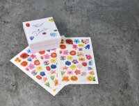 AVERY Zweckform Aufkleber 54304 Blumen, 114 Etiketten