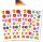 AVERY Zweckform Aufkleber 54304 Blumen, 114 Etiketten