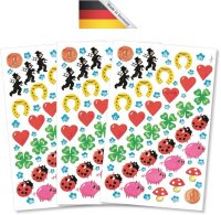 AVERY Zweckform Aufkleber 4413 Glücksbringer, 102 Etiketten