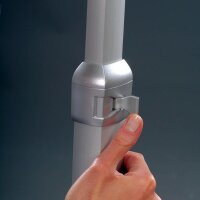 update displays Infoständer silber DIN A4 25,0 - 33,0 x 42,0 x 86,5 - 125,0 cm, 1 St.