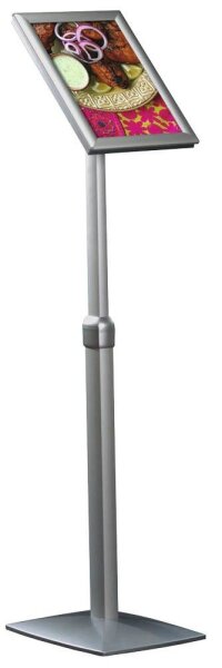 update displays Infoständer silber DIN A3 30,0 - 42,0 x 42,0 x 91,0 - 131,0 cm, 1 St.