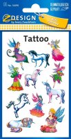 AVERY Zweckform Klebetattoo 56390 Elfen, Einhörner,...